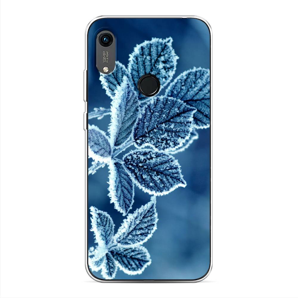 

Чехол на Huawei Y6 2019 "Зима 6", Голубой;белый, 611550-2