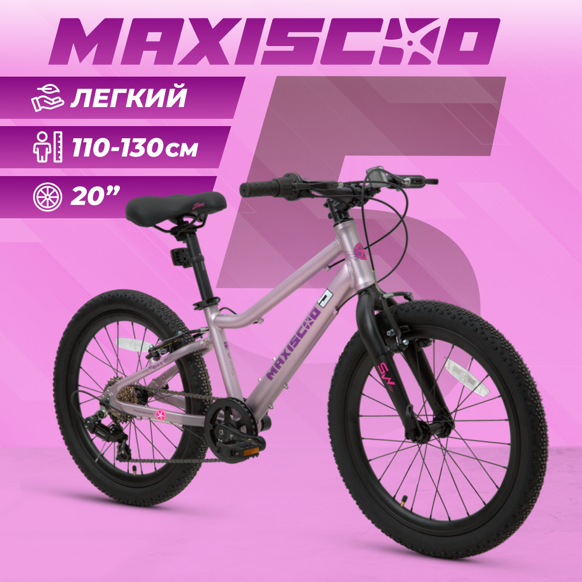 Велосипед Maxiscoo 5BIKE 20'' L (2024) X-MSC-M5-2003