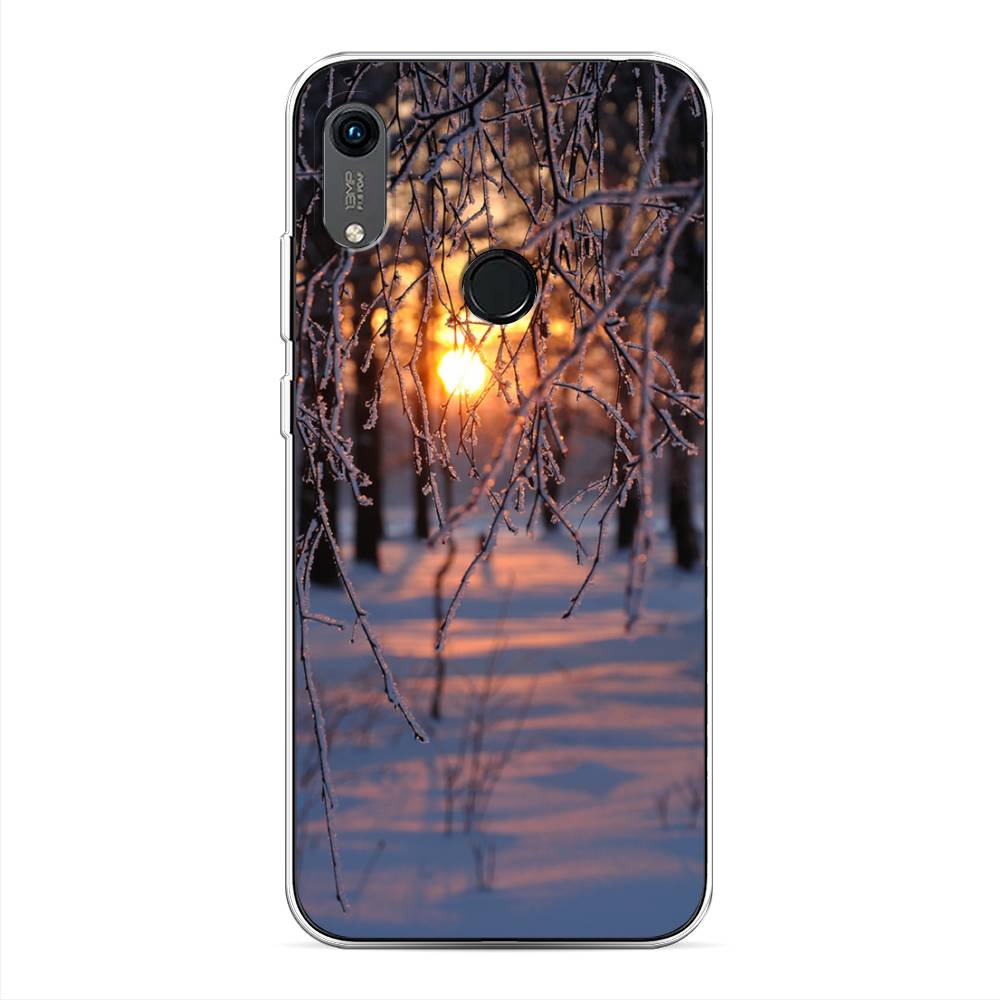 

Чехол на Huawei Y6 2019 "Зима 7", Оранжевый;розовый;черный, 611550-2