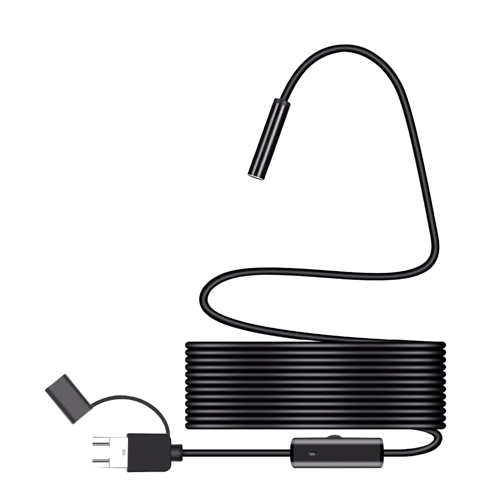 Видеоэндоскоп USB, 1Мп, 1280x720, 3,5м, 8мм зонд iCartool IC-V101