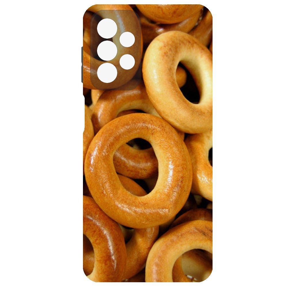 

Чехол-накладка Krutoff Soft Case Сушки для Samsung Galaxy A23 (A235), Черный