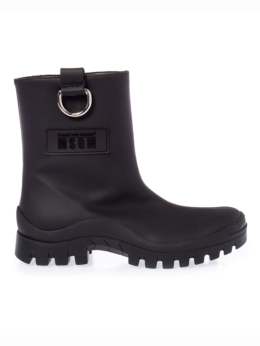 

Полусапоги женские MSGM 3141MDS301 черные 37 IT, Черный, 3141MDS301