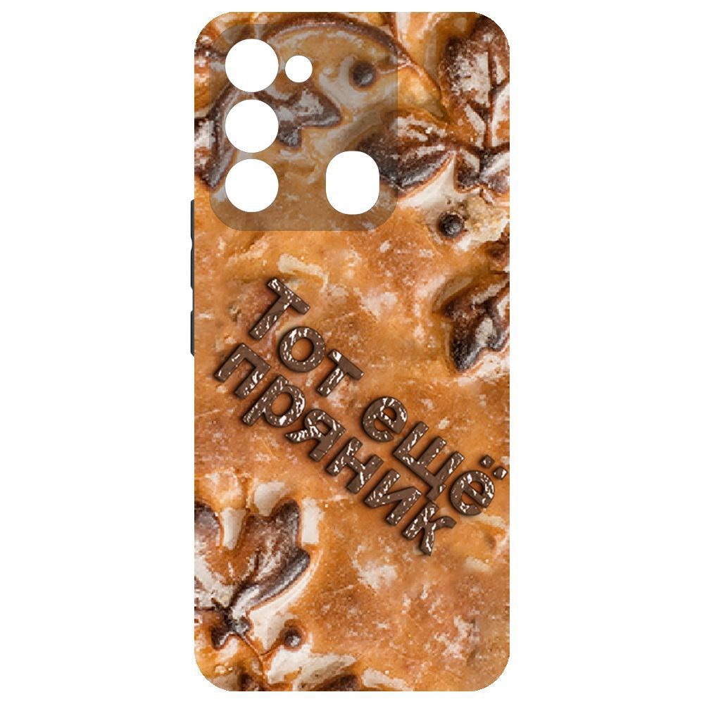

Чехол-накладка Krutoff Soft Case Пряник для Tecno Spark 8C, Черный