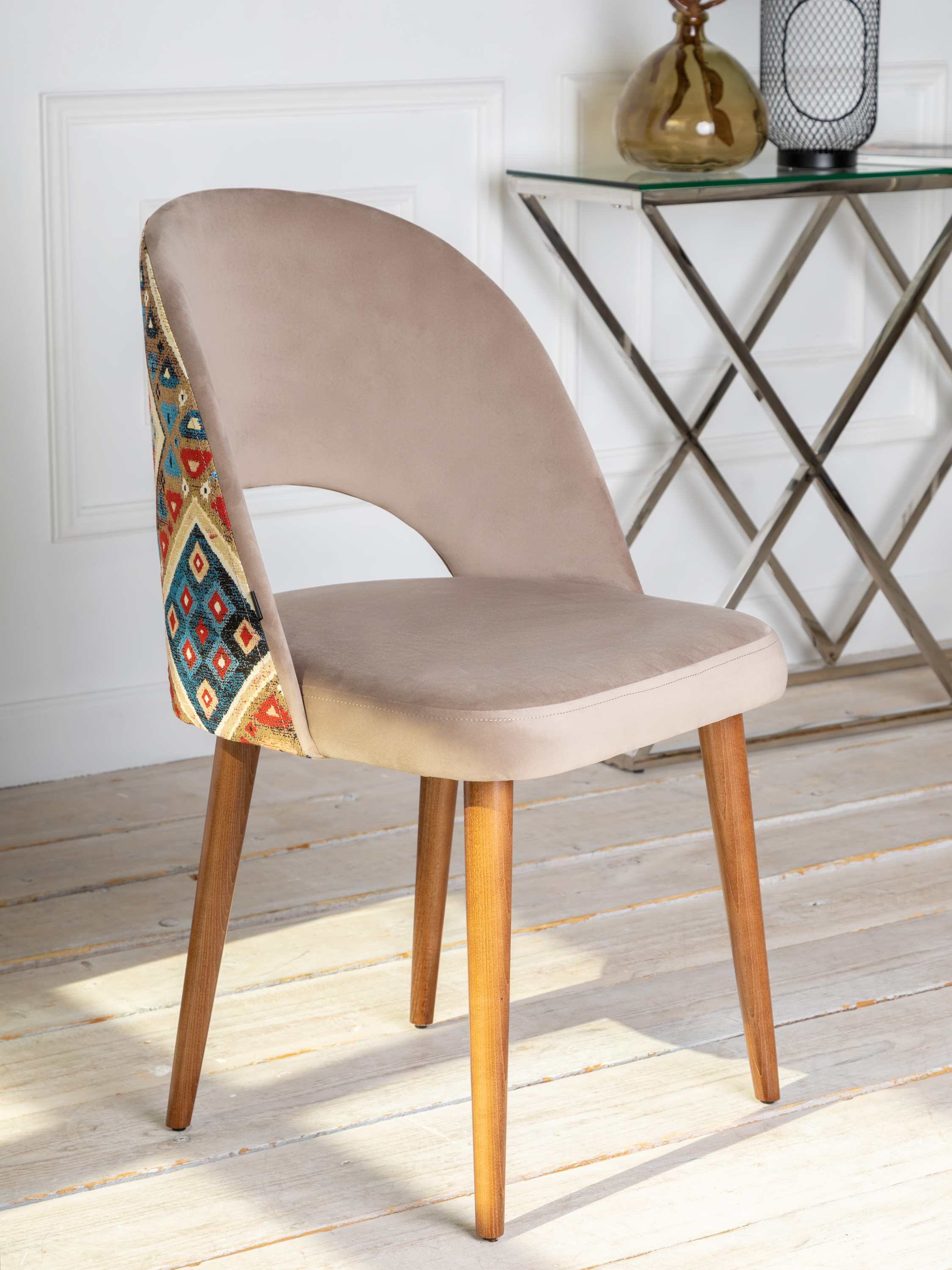 Стул для кухни и гостиной Bono home Карл, светло-коричневый