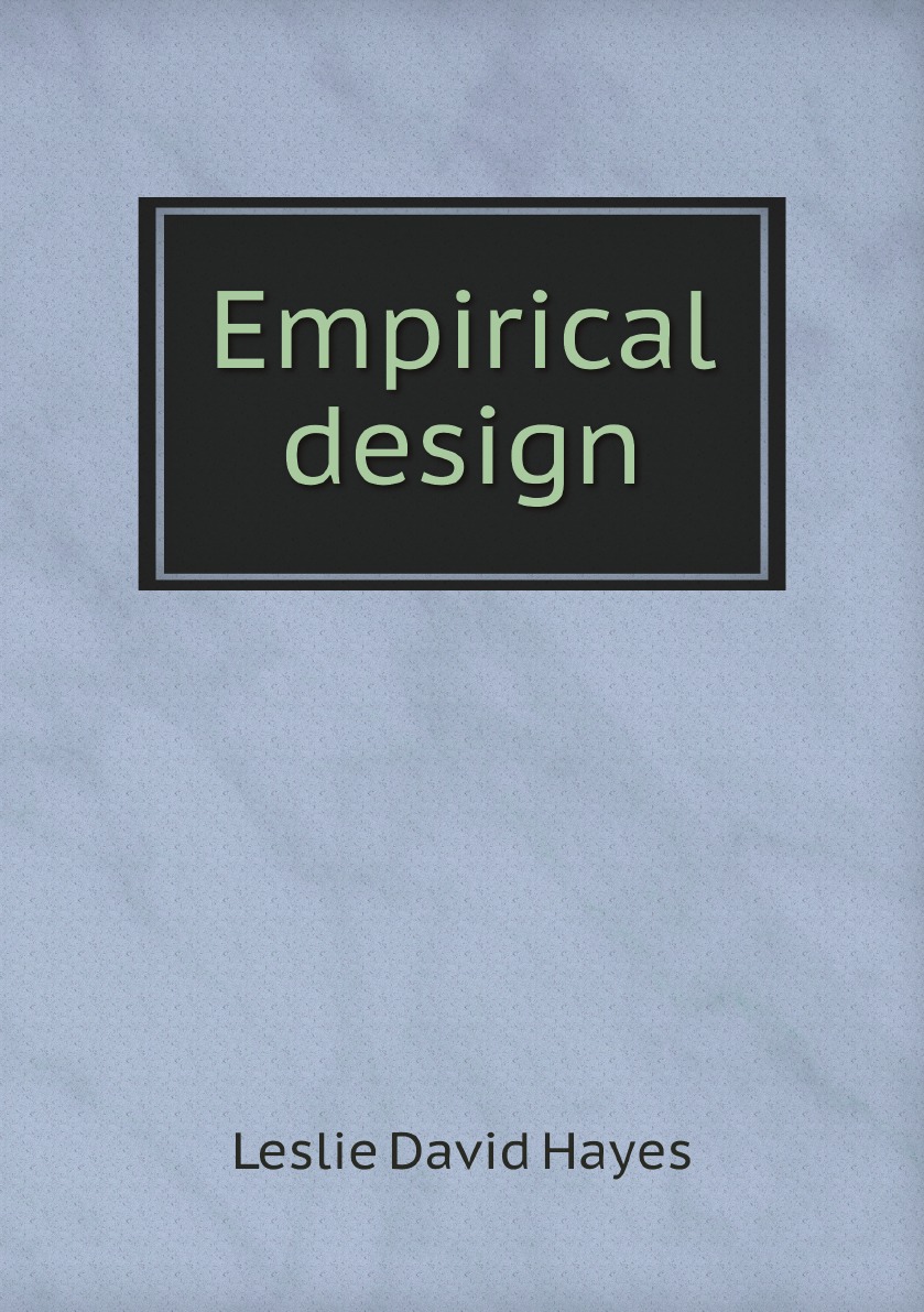 

Empirical design