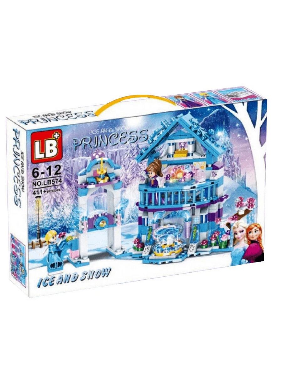 

Конструктор Ice Enchanted Ледяной замок Эльзы 411 дет