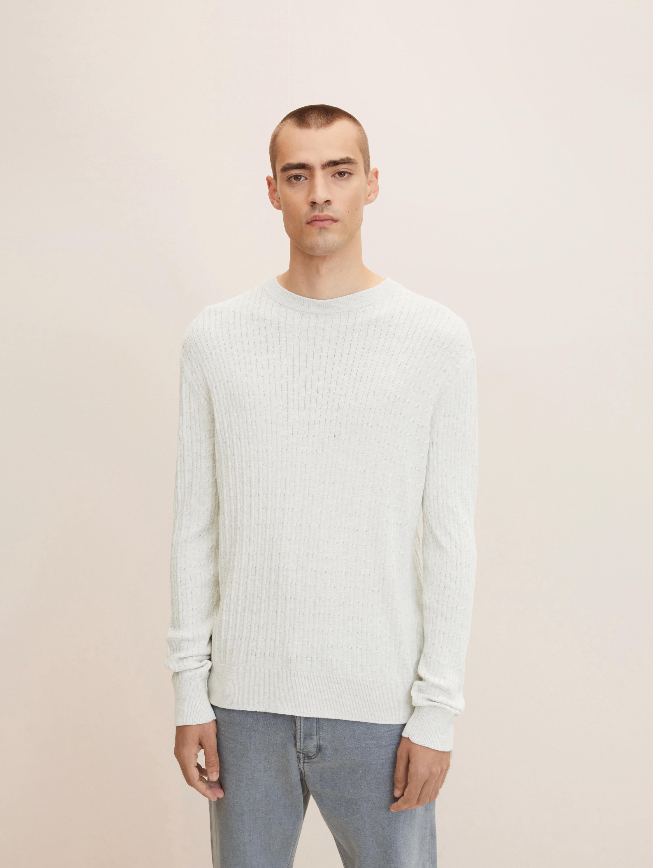 

Джемпер мужской TOM TAILOR 1032290 серый 2XL, 1032290