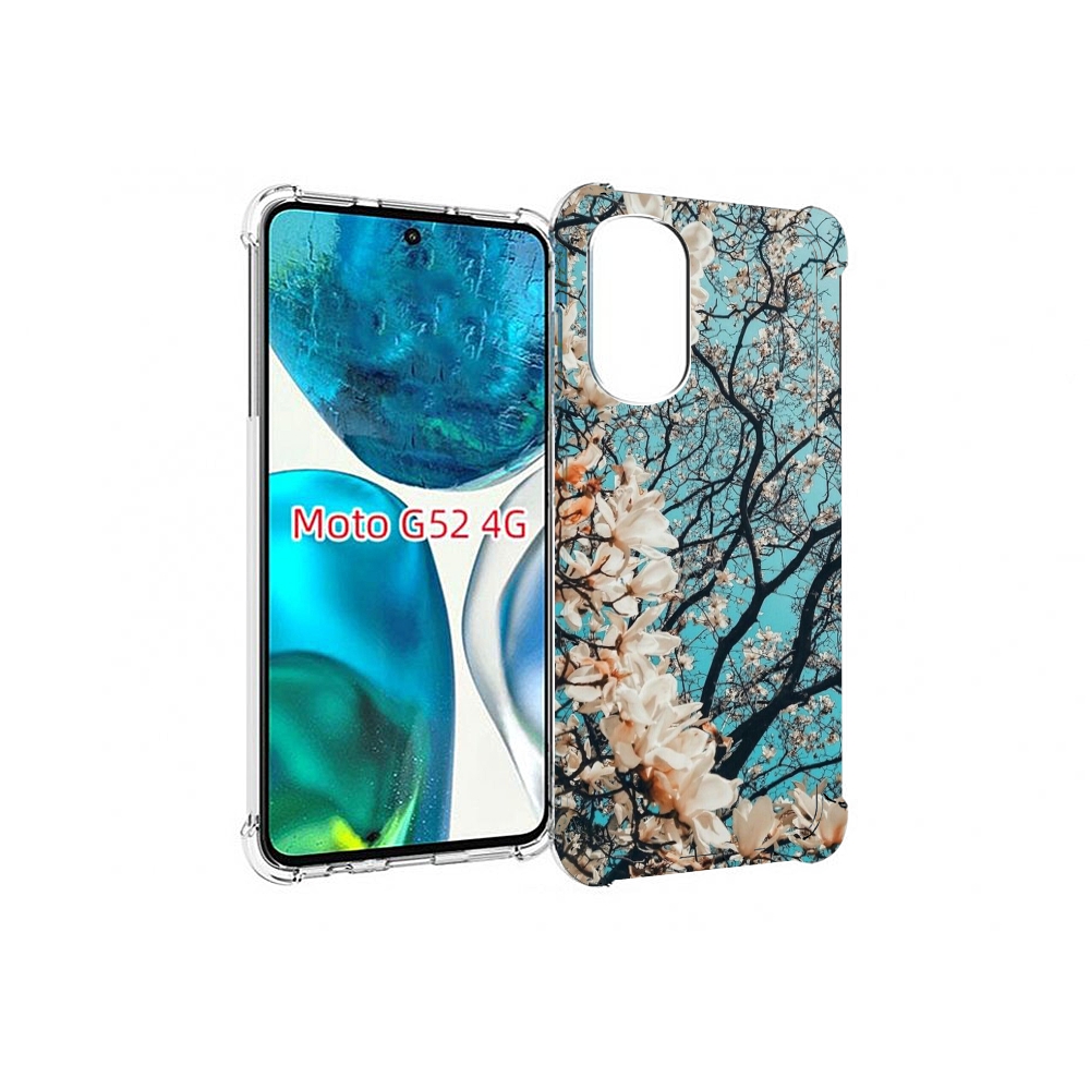 

Чехол MyPads дерево-с-цветочками для Motorola Moto G82 / Moto G52, Прозрачный, Tocco