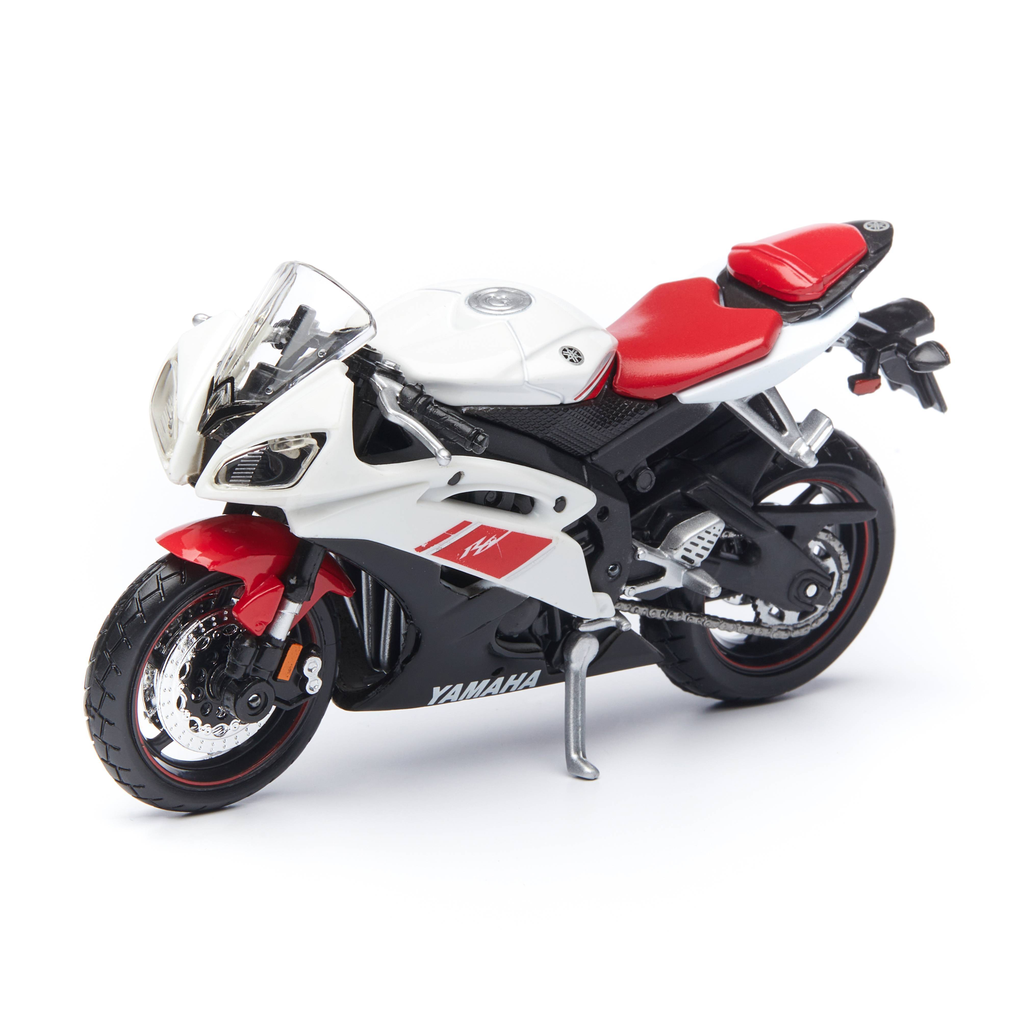 

Maisto Мотоцикл YAMAHA YZF-R6 1:18, красный/белый 39300/10, 39300/10