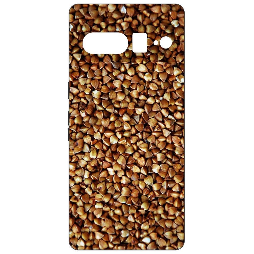 

Чехол-накладка Krutoff Soft Case Гречка для Google Pixel 7 Pro, Черный