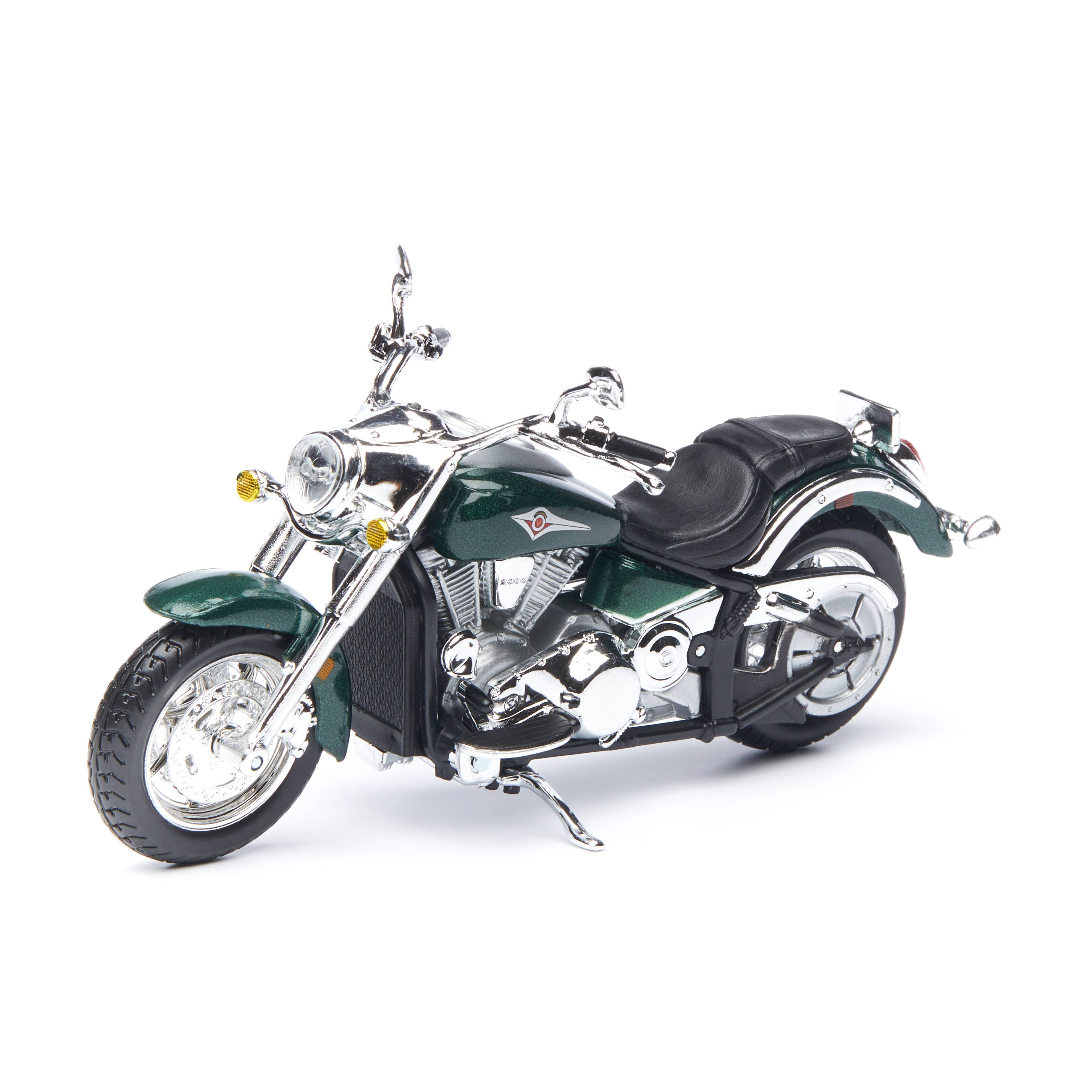 

Maisto Мотоцикл Kawasaki Vulcan 1:18, зеленый 39300/11, 39300/11