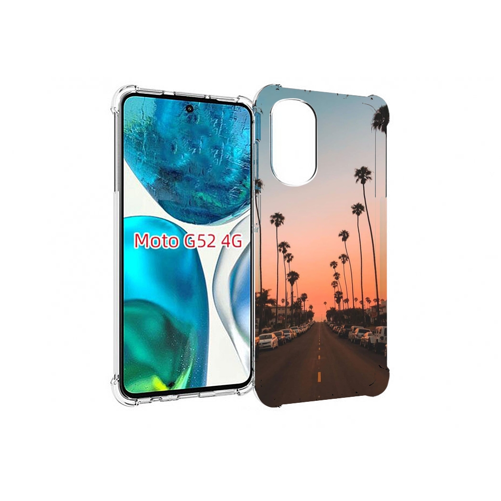 

Чехол MyPads дорога-с-закатом для Motorola Moto G82 / Moto G52, Прозрачный, Tocco