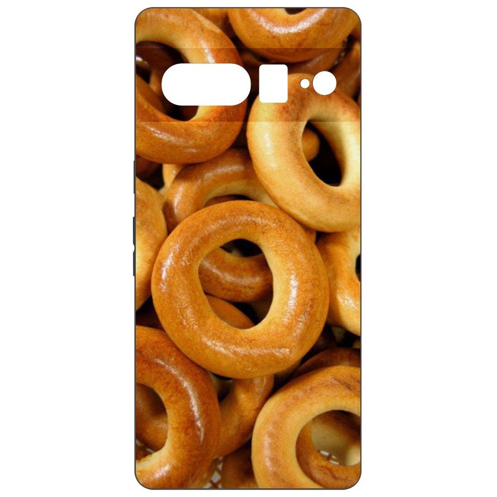 

Чехол-накладка Krutoff Soft Case Сушки для Google Pixel 7 Pro, Черный