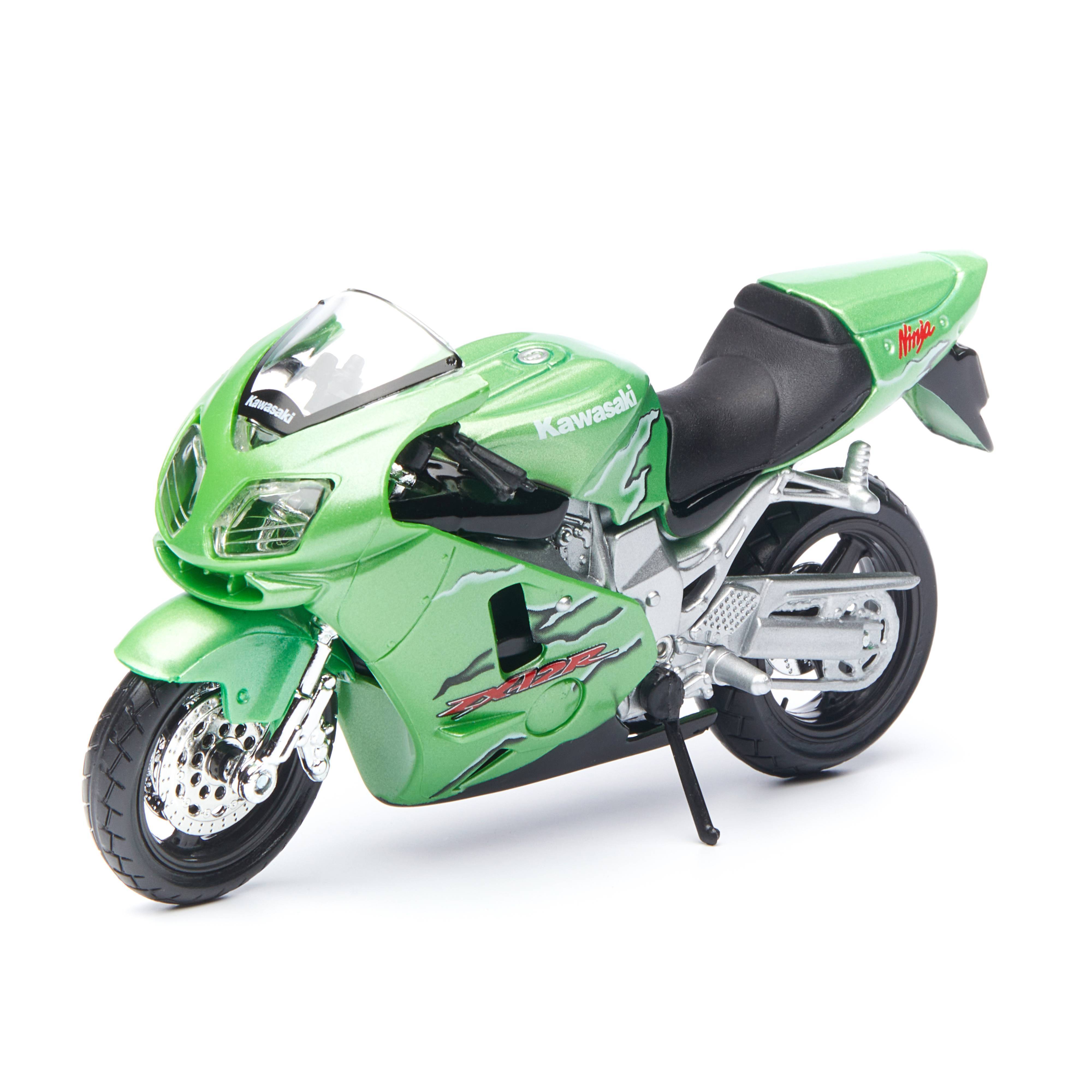 Maisto Мотоцикл Kawasaki Ninja ZX-12R, 1:18 зелёный 39300/31