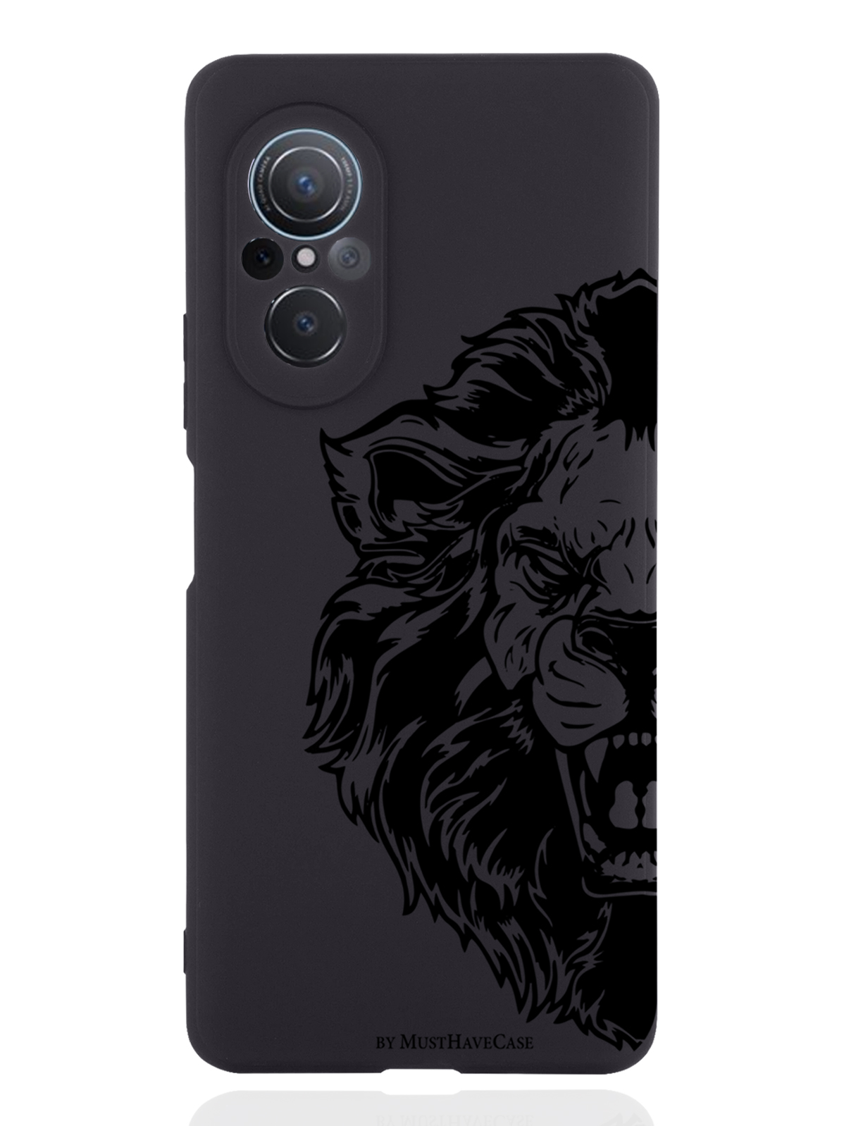 

Чехол MustHaveCase для Huawei nova 9 SE Король Лев черный, Черный;коричневый