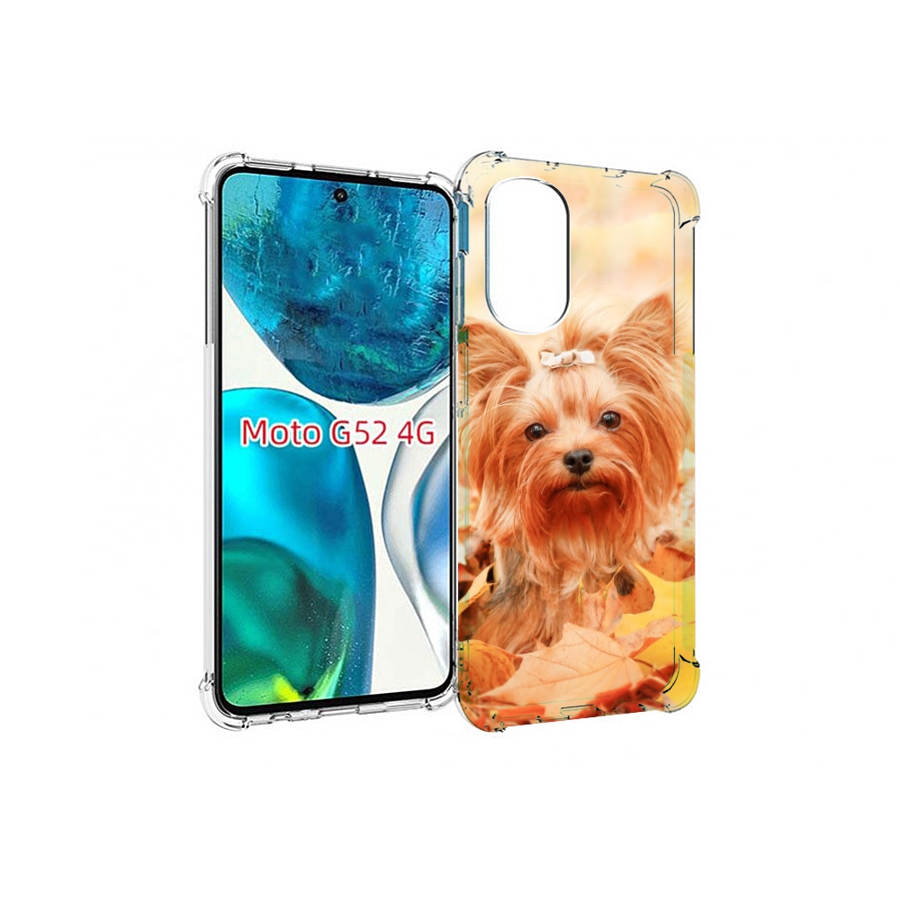 

Чехол MyPads еркширдскии терьер иорк для Motorola Moto G82 / Moto G52, Прозрачный, Tocco