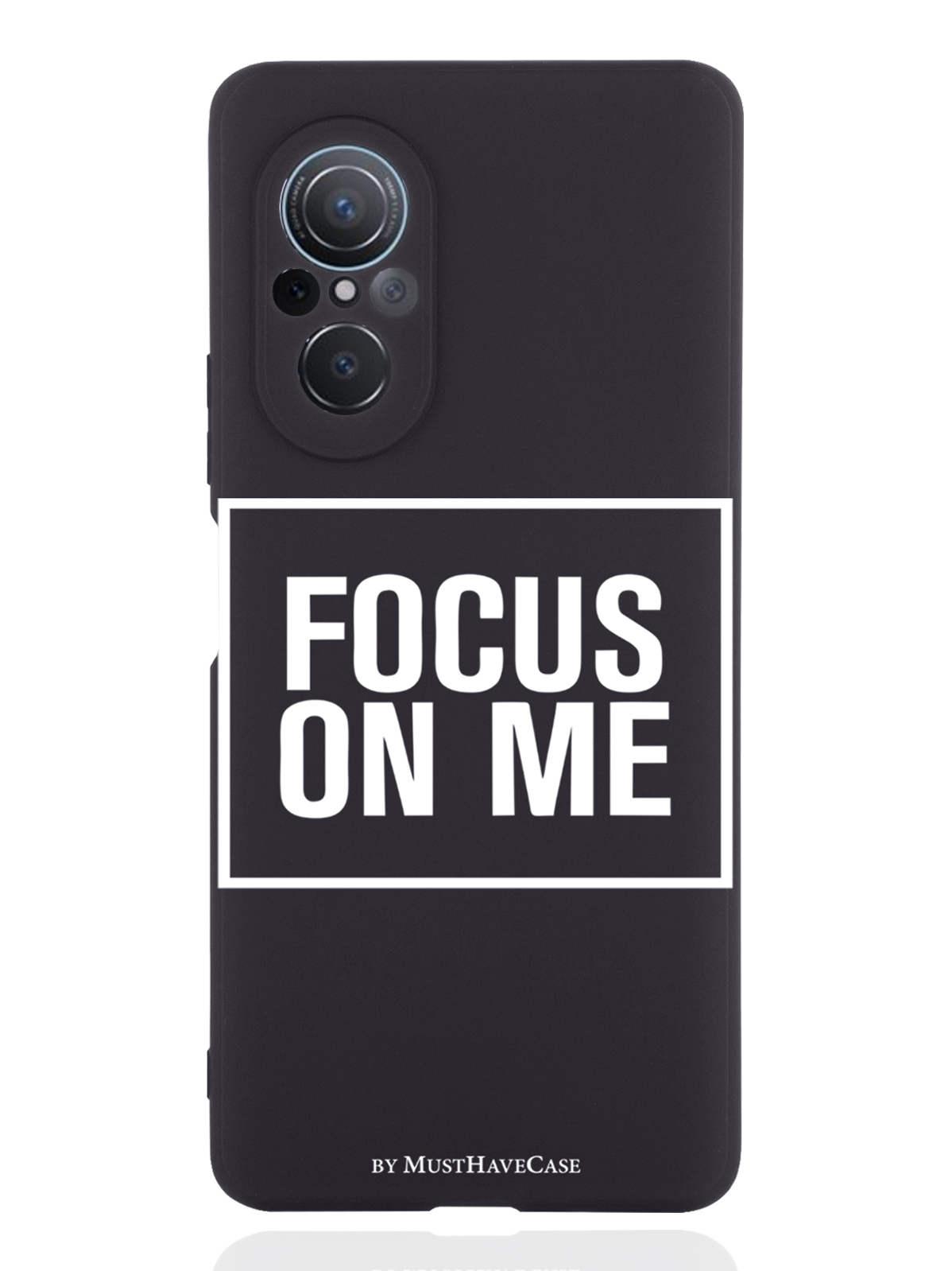 

Чехол MustHaveCase для Huawei nova 9 SE Focus on me черный, Черный;белый