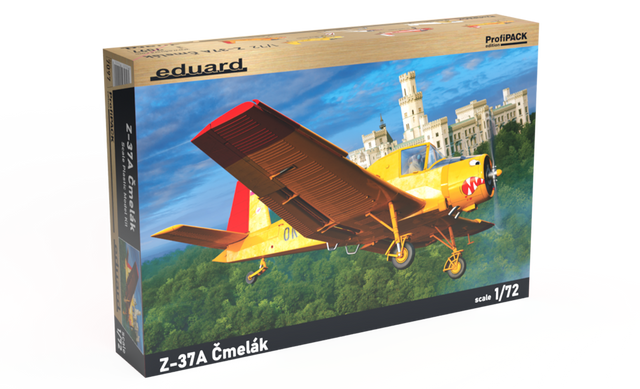 

Сборная модель Eduard 1/72 Самолет Z-37A Čmelák 7097