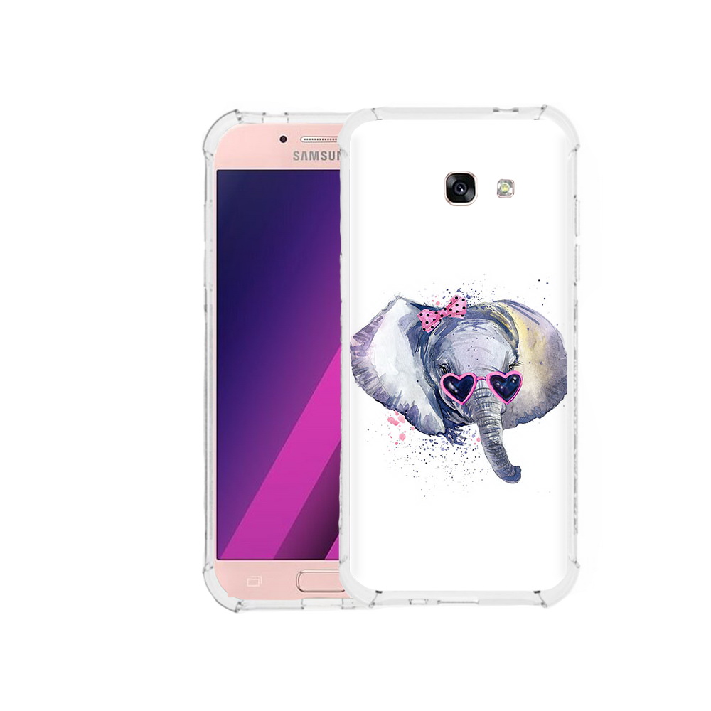 

Чехол MyPads Tocco для Samsung Galaxy A5 слоник в очках (PT51293.578.608), Прозрачный, Tocco