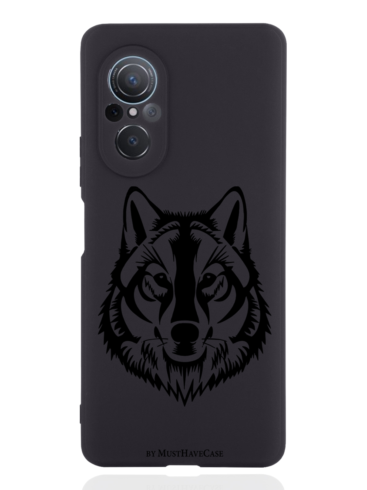 

Чехол MustHaveCase для Huawei nova 9 SE Волк черный