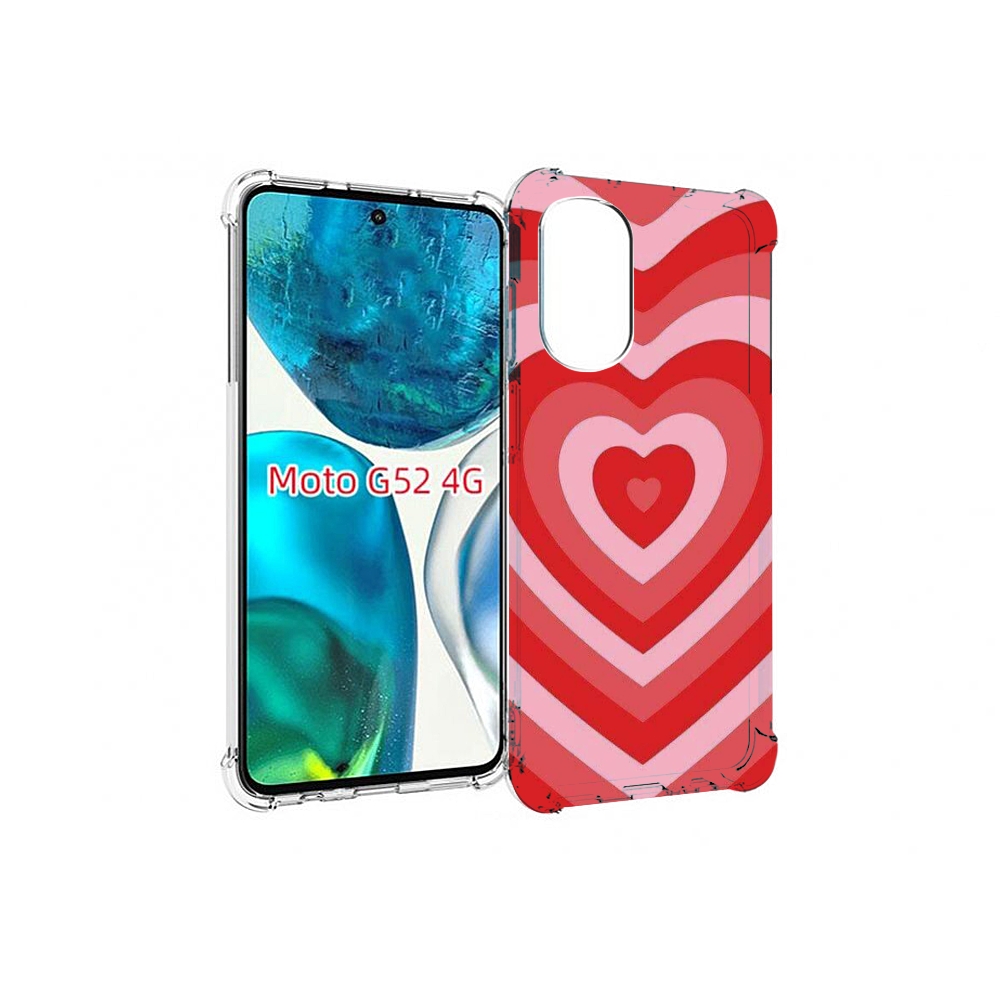 

Чехол MyPads завораживающее сердце женский для Motorola Moto G82 / Moto G52, Прозрачный, Tocco