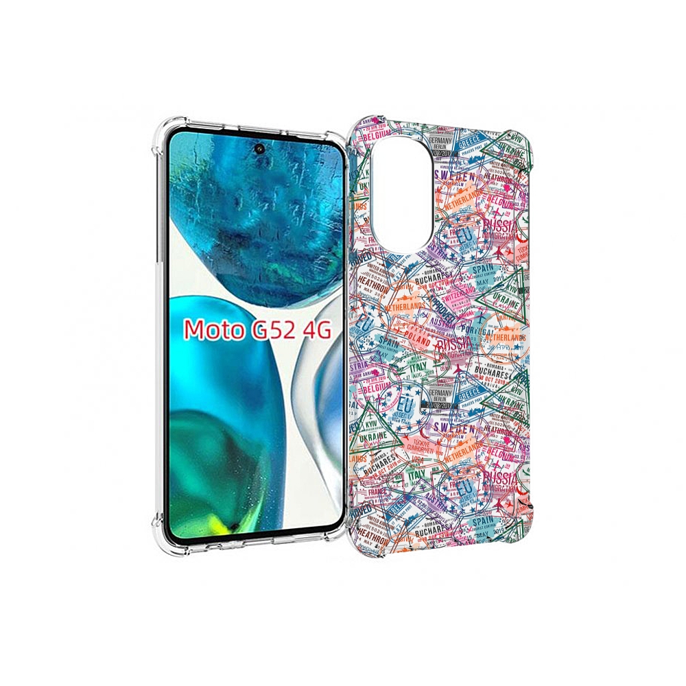 

Чехол MyPads загранчехол для Motorola Moto G82 / Moto G52, Прозрачный, Tocco