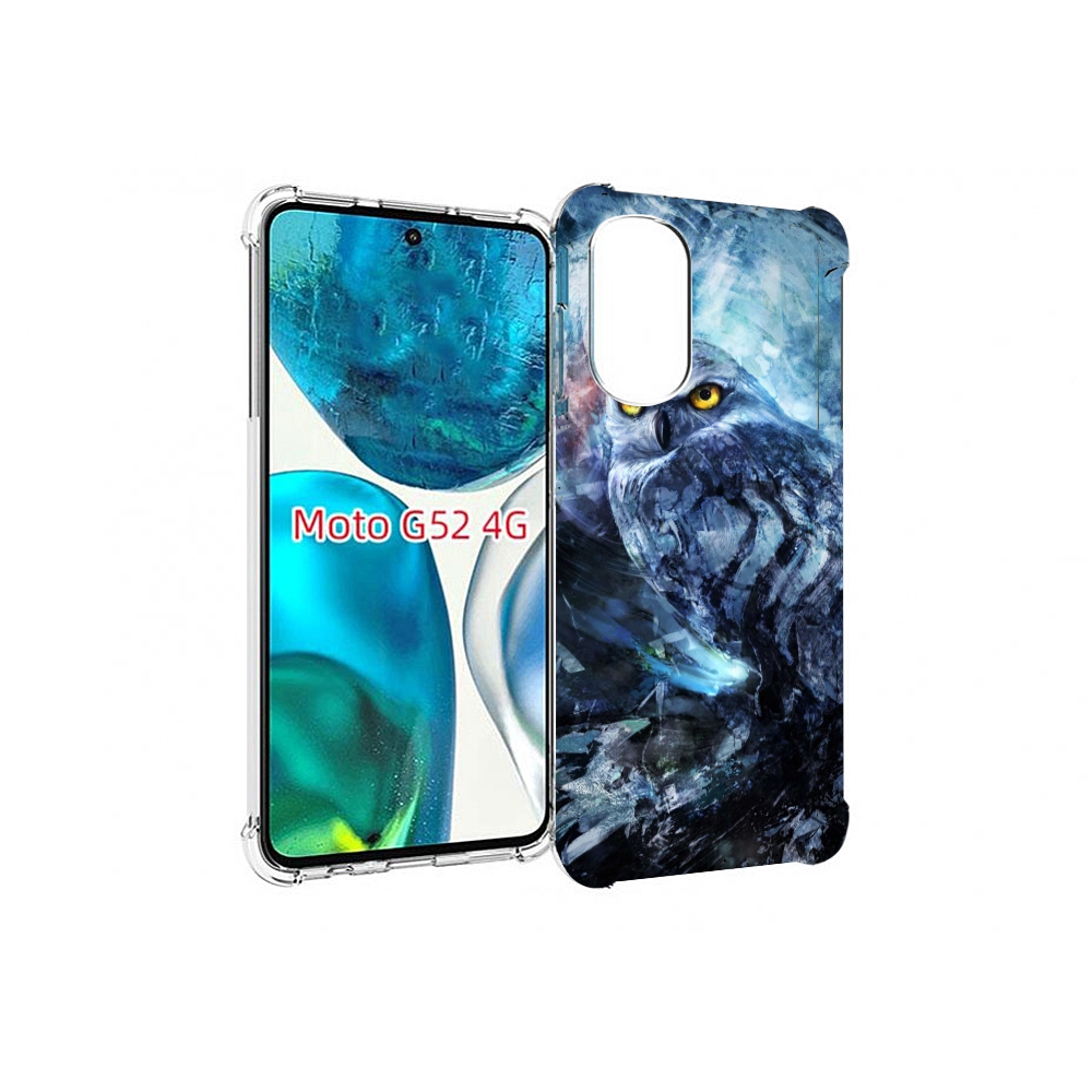 

Чехол MyPads замороженная-сова для Motorola Moto G82 / Moto G52, Прозрачный, Tocco