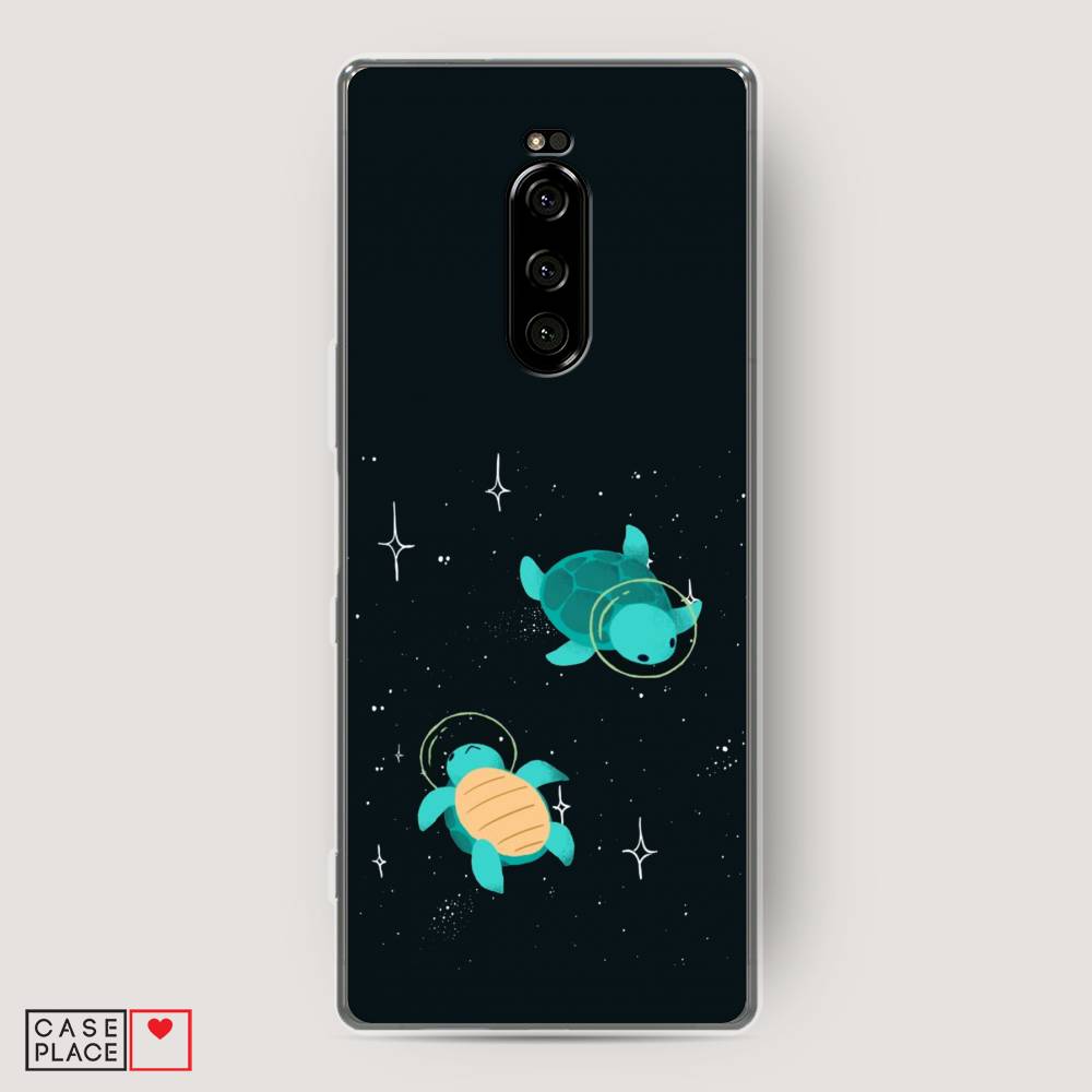 

Чехол Awog на Sony Xperia 1/XZ4 "Черепашки космонавты", Разноцветный, 54250-4