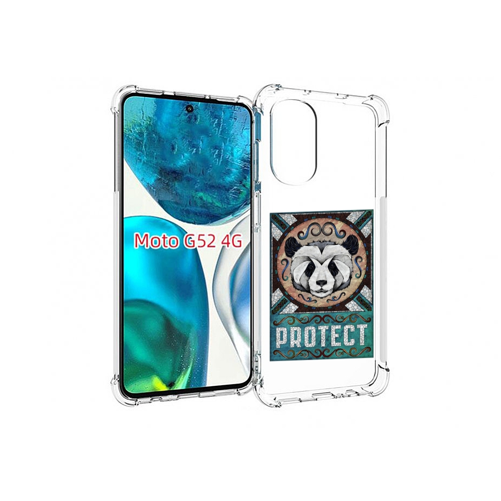 

Чехол MyPads защита панды для Motorola Moto G82 / Moto G52, Прозрачный, Tocco