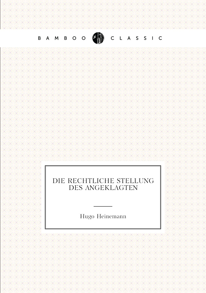 

Die Rechtliche Stellung Des Angeklagten
