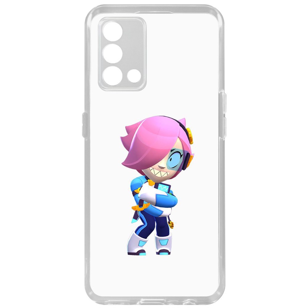 

Чехол-накладка Brawl Stars-Колетт Навигатор для Oppo A74, Прозрачный