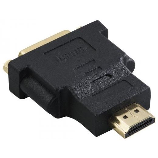 

Переходник Hama HDMI-DVI, M-F Black (H-34036), Черный, H-34036