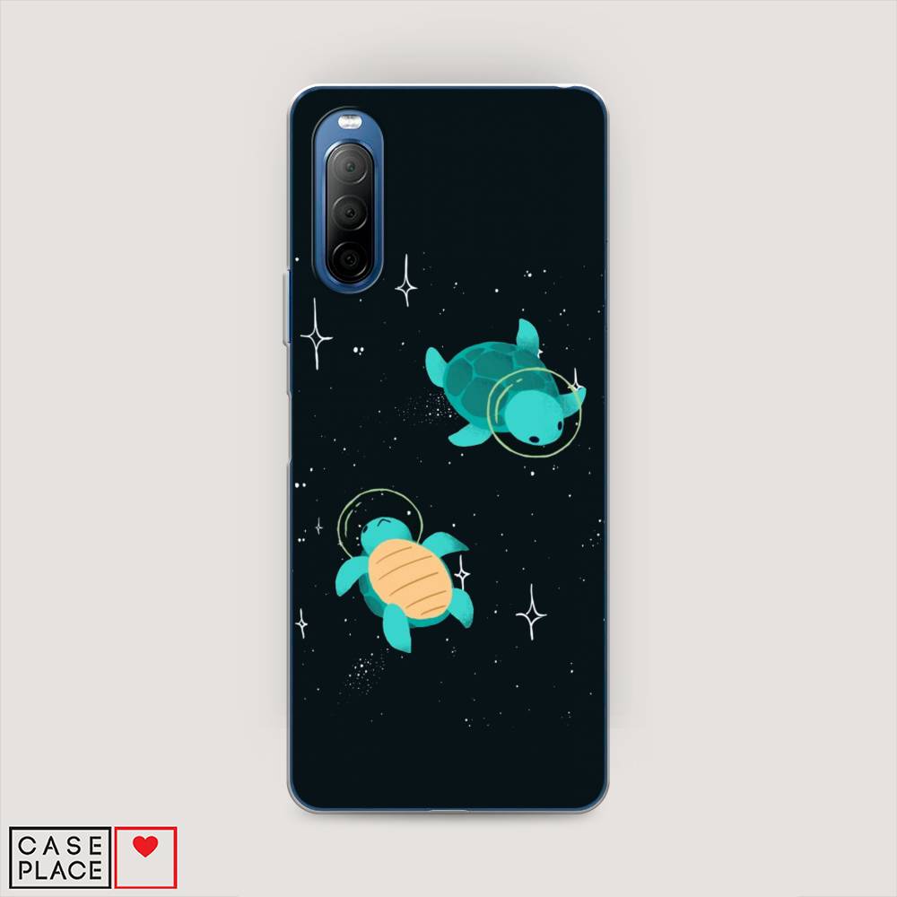 

Чехол Awog на Sony Xperia 10 II "Черепашки космонавты", Разноцветный, 54650-4