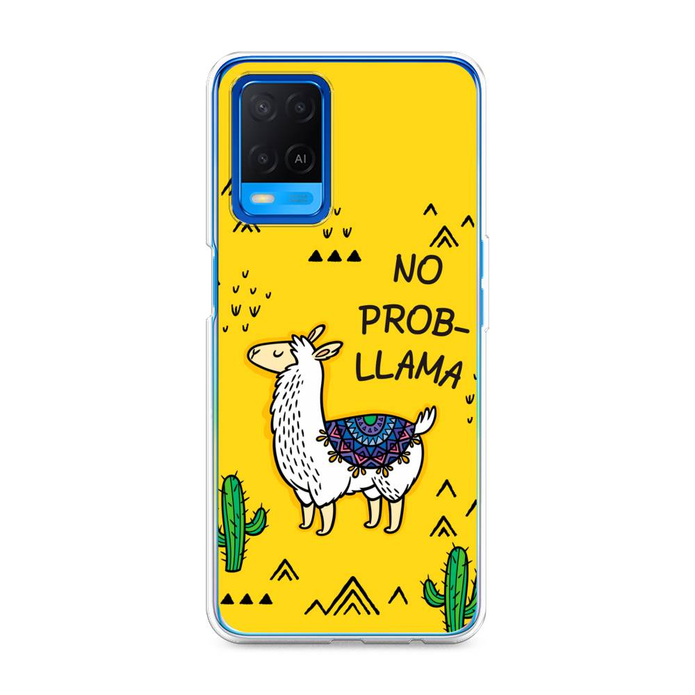 

Чехол Awog на Oppo A54 "No probLLama", Разноцветный, 256150-2