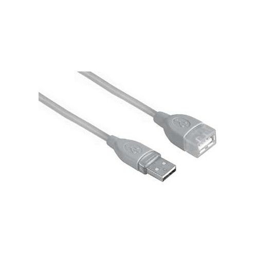 фото Кабель hama usb a-usb a, m-f 0,25м grey (h-39722)