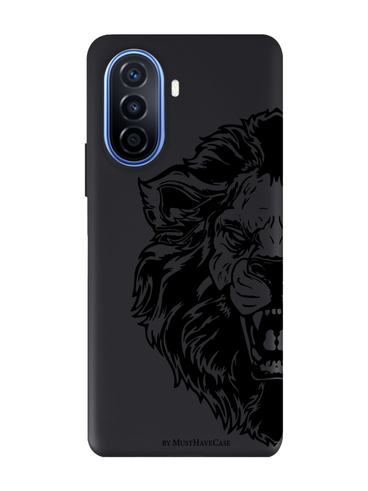 Чехол MustHaveCase для Huawei Nova Y70/Y70 Plus Король Лев черный