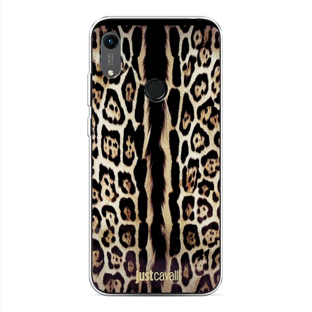 

Чехол на Huawei Y6 2019 "Леопард кавалли", Черный;коричневый, 611550-1