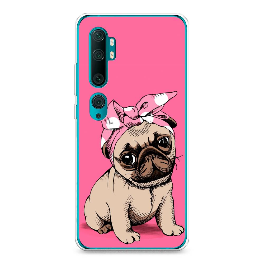 

Чехол Awog на Xiaomi Mi Note 10/Mi Note 10 Pro "Dog Pin-Up", Разноцветный, 37350-2