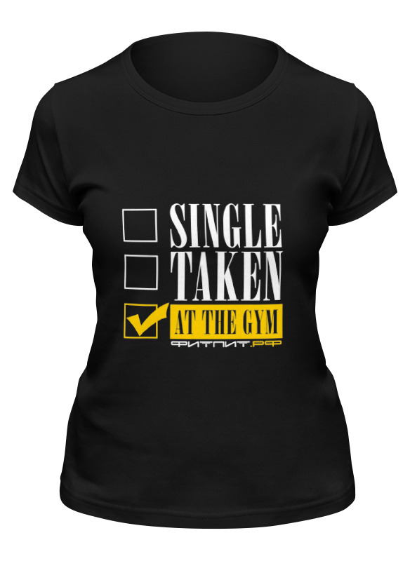 фото Футболка женская printio фитпит.рф - спортивное питание черная m