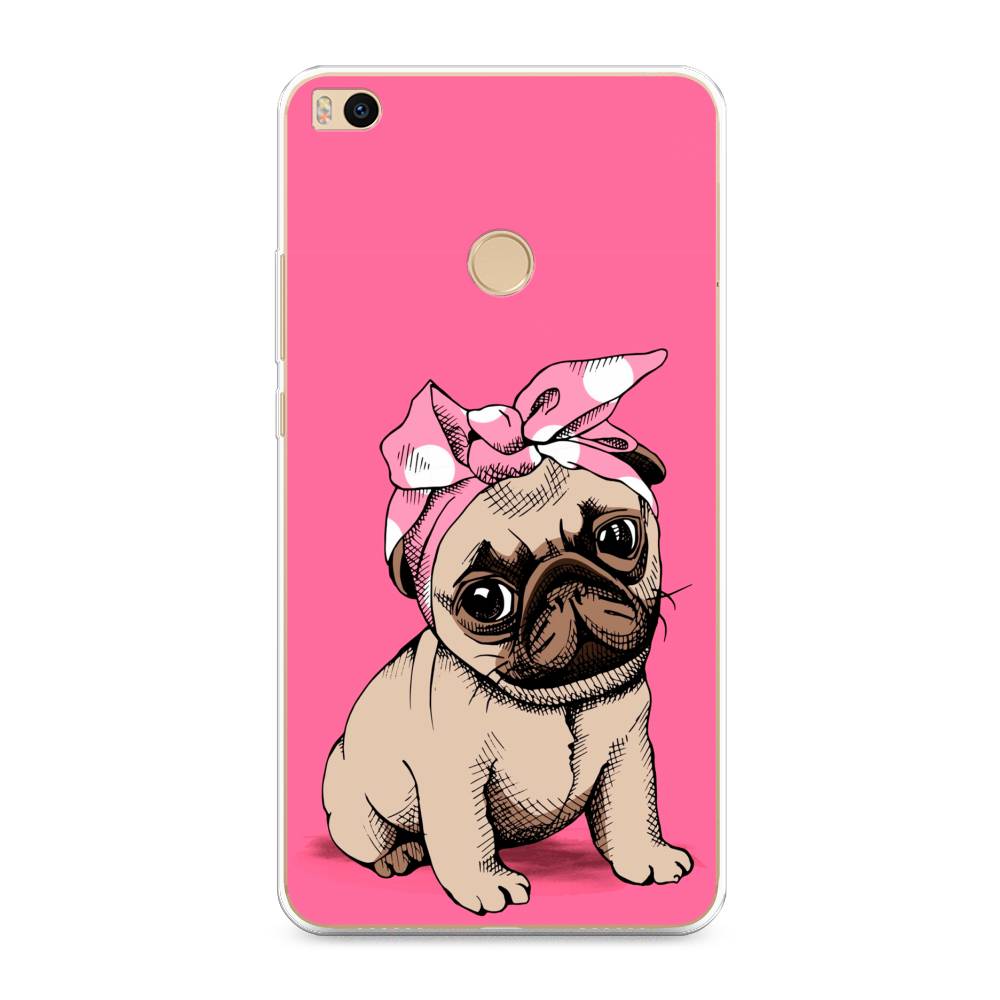 

Чехол Awog на Xiaomi Mi Max 2 "Dog Pin-Up", Разноцветный, 32150-2