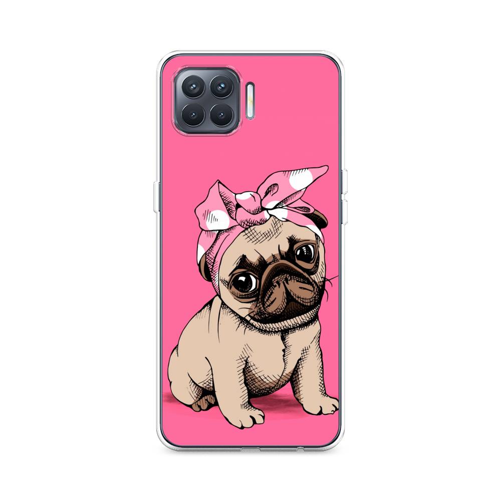

Чехол Awog на Oppo Reno 4 lite "Dog Pin-Up", Разноцветный, 254550-2