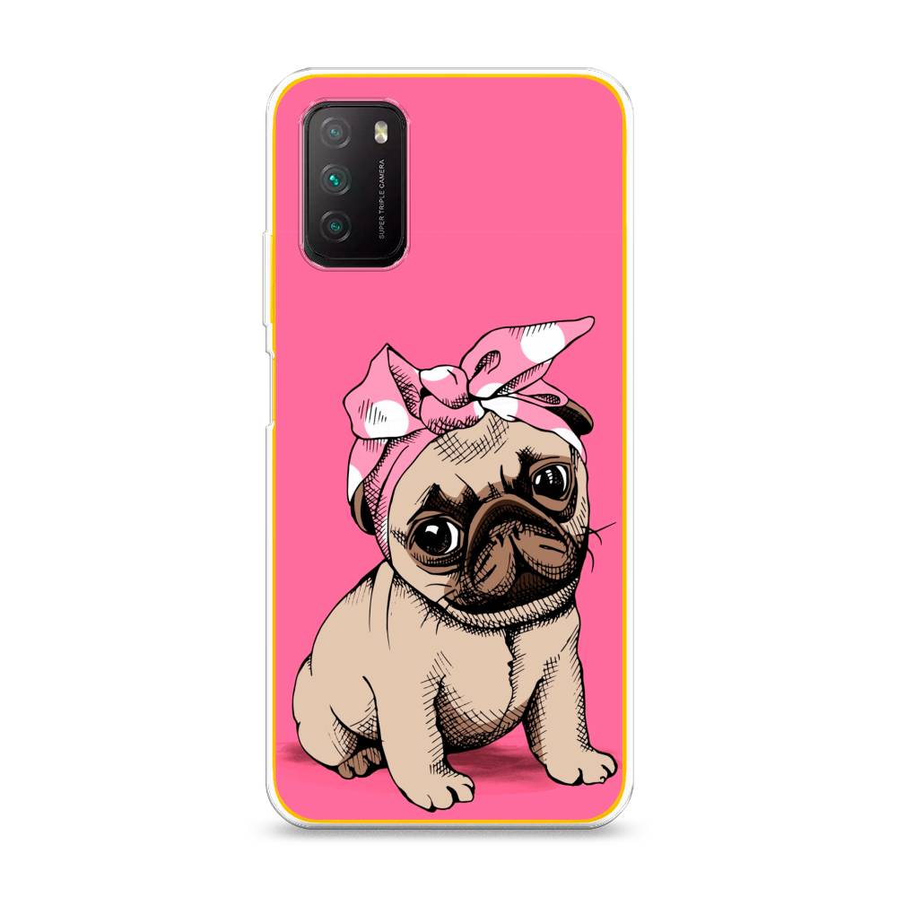 

Чехол Awog на Poco M3 "Dog Pin-Up", Разноцветный, 39550-2