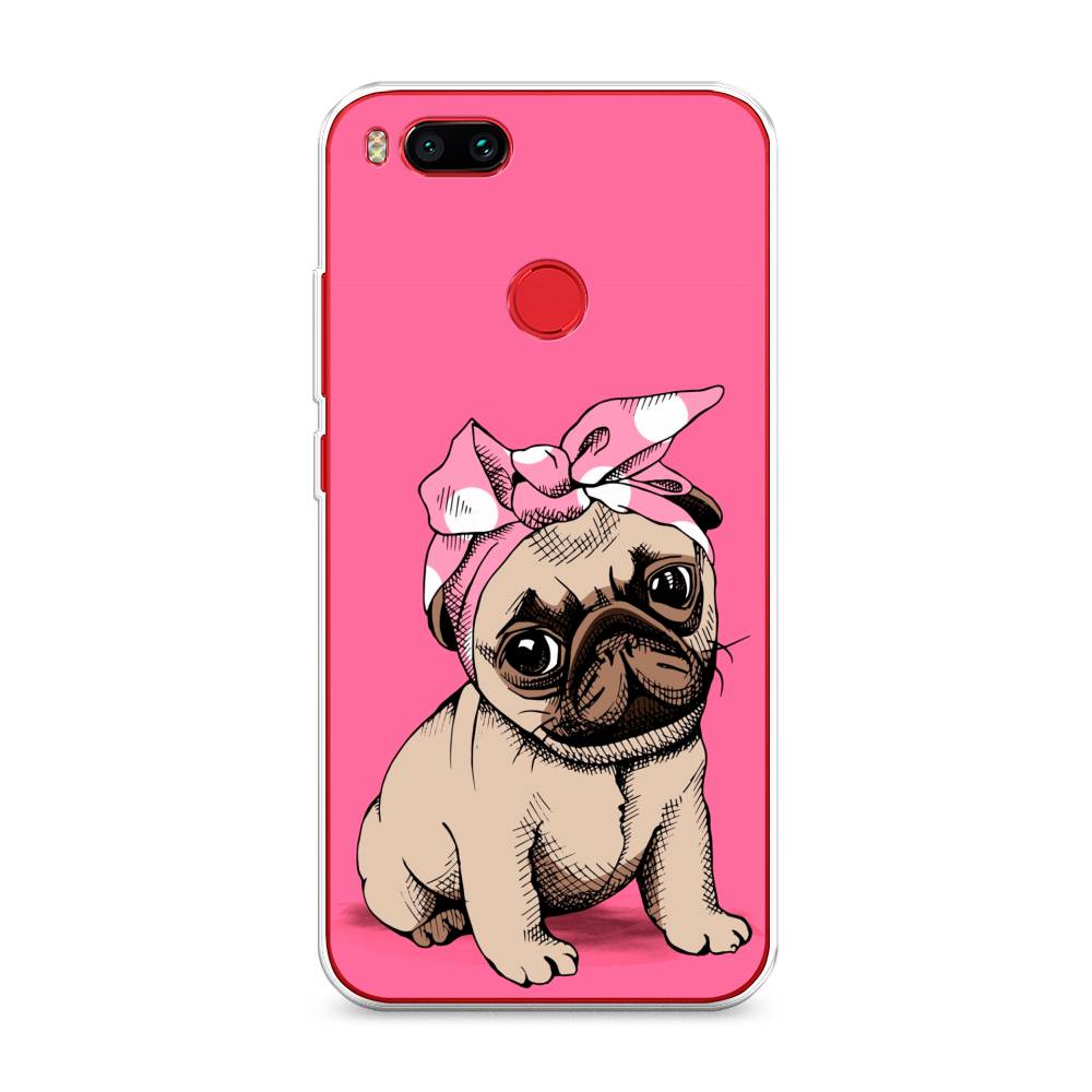 

Чехол Awog на Xiaomi Mi A1 "Dog Pin-Up", Разноцветный, 32650-2