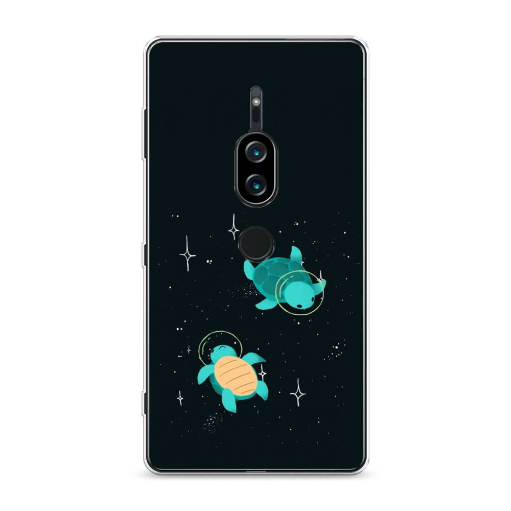 

Силиконовый чехол "Черепашки космонавты" на Sony Xperia XZ2 Premium, 53350-4