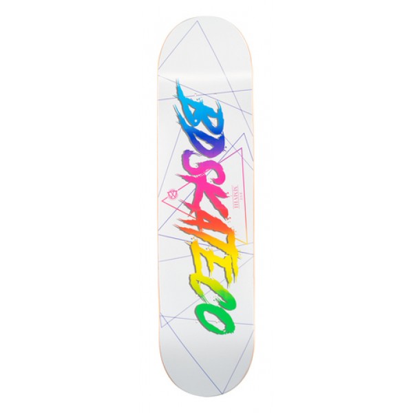 фото Дека bd scrip logo white 8*31.75 bd skateco