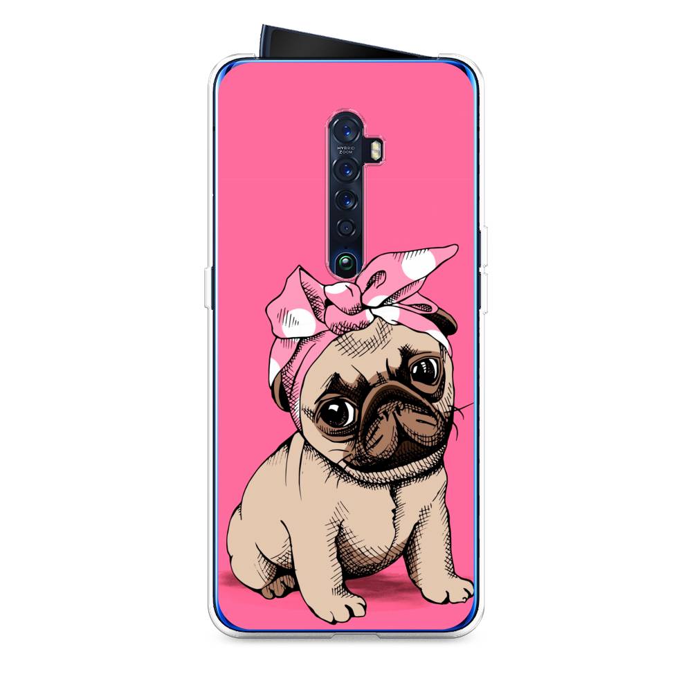 

Чехол Awog на Oppo Reno 2 "Dog Pin-Up", Разноцветный, 253550-2