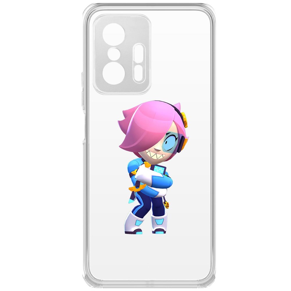 

Чехол-накладка Brawl Stars-Колетт Навигатор для Xiaomi 11T Pro, Прозрачный