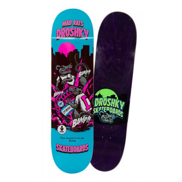 

ДЕКА Droshky Deck Mad Rats Blue 8x31.75