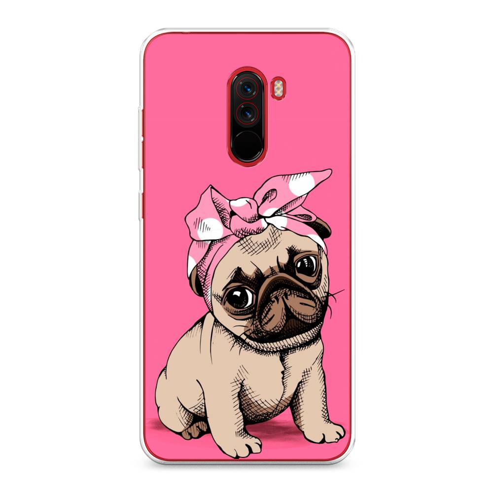 

Чехол Awog на Xiaomi Pocophone F1 "Dog Pin-Up", Разноцветный, 34450-2