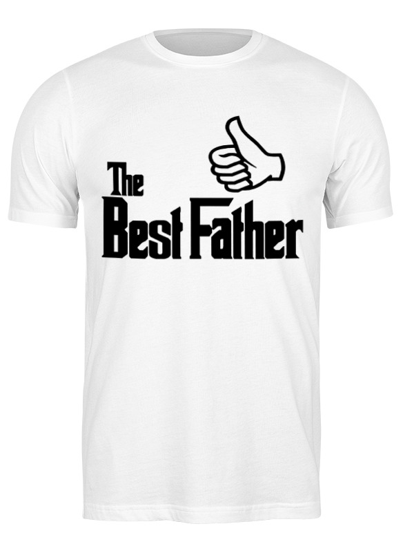 

Футболка женская Printio The best father, лучший отец белая XL, Белый, The best father, лучший отец